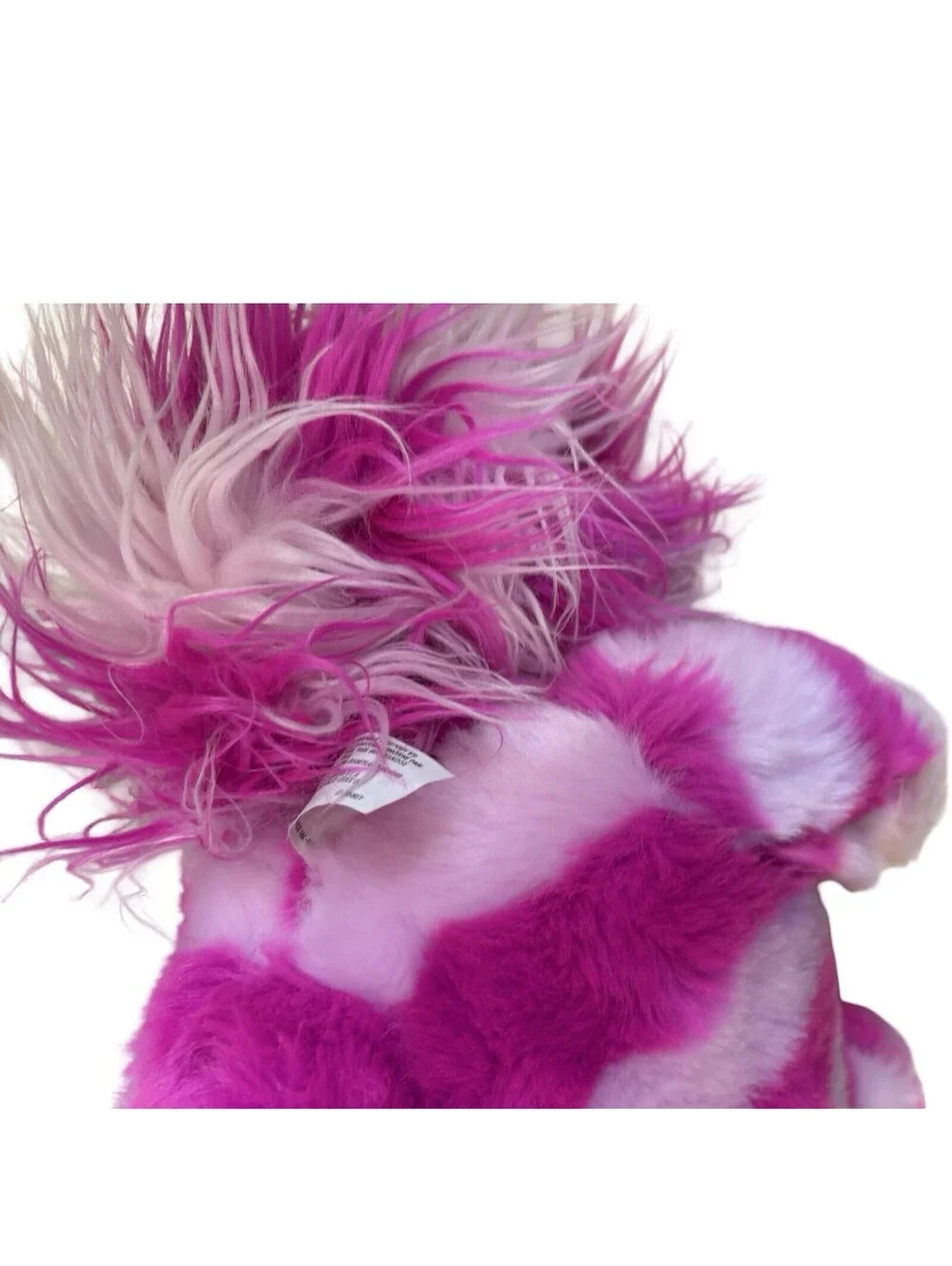 DISNEY PARKS Pink Purple Long Tail Cheshire Cat Plush with Tag Alice Wonderland